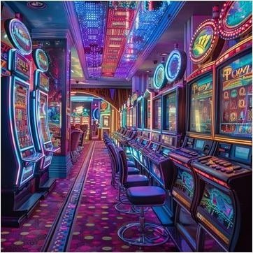 Màn hình slot machine nổ hũ jackpot tại sunwim với biểu tượng vàng